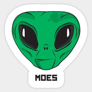 Alien Moes Sticker